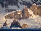 Landscape near Portal Point in the Graham Land of the Antarctic Peninsula during late summer. Art Print